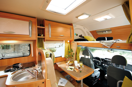 Chausson Flash Dining Area & Cab