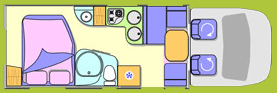 Click to select motorhomes by layout