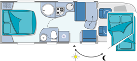 Chausson Flash 49 Layout