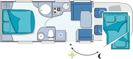 Chausson Welcome 79 Layout