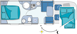 Chausson Welcome 79EB Layout