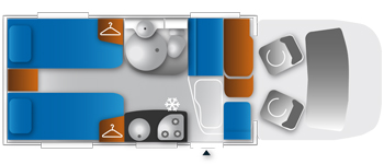 2012 Chausson Flash 14 Layout