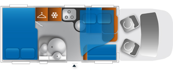 2012 Chausson Flash 26 Layout