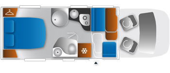 2012 Chausson Flash 28 Layout