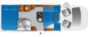 2012 Chausson Suite Garage Layout