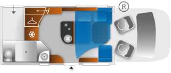 2012 Chausson Suite Maxi Layout