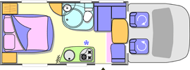 Chausson Welcome 72 Layout