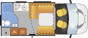 2016 Chausson Flash 510 Layout